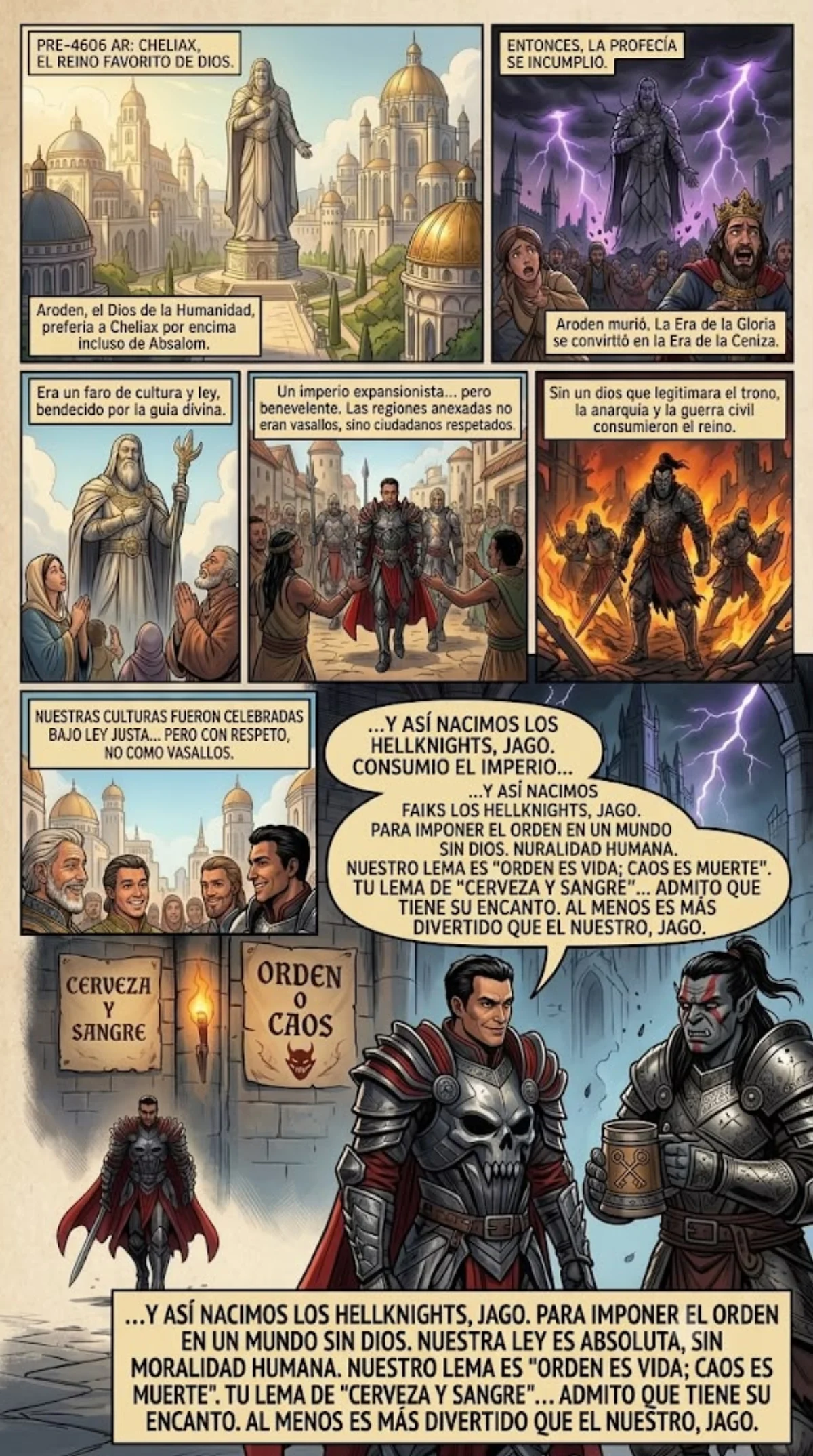 Alak y Jago: La caída de Aroden y los Hellknights
